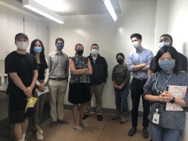 This group looks like they are up to something “fishy” in that room.