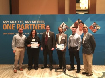 Nathaniel wins the Agilent Steve Berger Award!