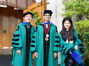 Huge congratulations to Dr. Wang and Dr. Wang!